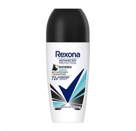 Desodorante Rexona Invisible Aqua Rollon 50Ml - Desodorante rexona invisible aqua rollon 50ml