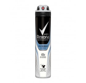 Desodorante Rexona Men Invisible Ice Spray 200Ml - Desodorante rexona men invisible ice spray 200ml