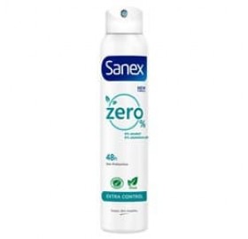Desodorante Sanex Zero Extra Control Spray 200Ml - Desodorante Sanex Zero Extra Control Spray 200Ml