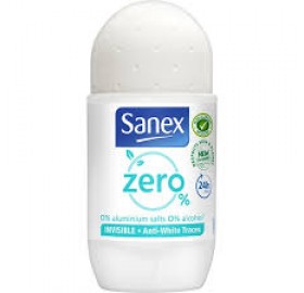 Desodorante Sanex Zero Invisible Rollon 50ml - Desodorante sanex zero invisible rollon 50ml