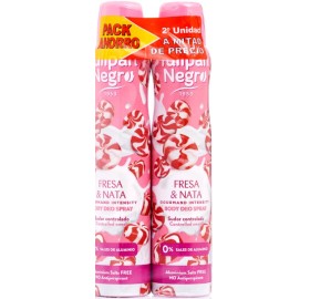 Desodorante Tulipan Negro Kiss Fresa Y Nata Spray Duplo - Desodorante Tulipan Negro Kiss Fresa Y Nata Spray Duplo