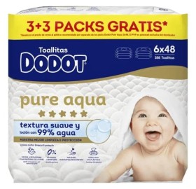 Dodot Pack Toallitas Pure Aqua 6x48 Uds - Dodot Pack Toallitas Pure Aqua 6x48 Uds
