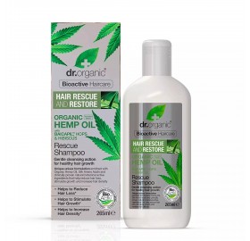 Dr Organic Champú Rescate de Cáñamo Anti-Caída 265 ml - Dr Organic Champú Rescate de Cáñamo Anti-Caída 265 ml