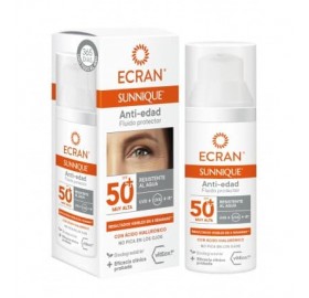 Ecran Sunnique facial antiedad fluido Protector Spf 50+ 50 ml - Ecran Sunnique facial antiedad fluido Protector Spf 50+ 50 ml