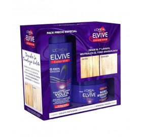 Elvive Champú y Mascarilla Violeta Pack