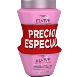 Elvive Mascarilla Glycolic Gloss Duplo - Elvive Mascarilla Glycolic Gloss Duplo