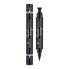 Essence Delineador de Ojos + Sello Quick Wing 01 Black - Essence Delineador de Ojos + Sello Quick Wing 01 Black