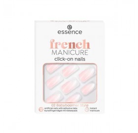 Essence Uñas Artificiales Click-on French Manicure 02 - Essence Uñas Artificiales Click-on French Manicure 02