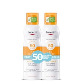 Eucerin Sun Protect Oil Control Spray Transparent Dry Touch Spf 50 Duplo - Eucerin Sun Protect Oil Control Spray Transparent Dry Touch Spf 50 Duplo