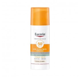 Eucerin Sun Protection Oil Dry Touch Gel-Crema Color Spf50+ - Eucerin Sun Protection Oil Dry Touch Gel-Crema Color Spf50+