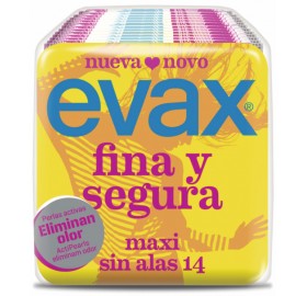 Evax Fina Y Segura Maxi Sin Alas 14Und - Evax fina y segura maxi sin alas 14und
