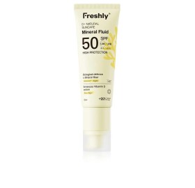 FRESHLY COSMETICS D+ Natural Suncare Mineral Fluid Spf50  50Ml - FRESHLY COSMETICS D+ Natural Suncare Mineral Fluid Spf50  50Ml