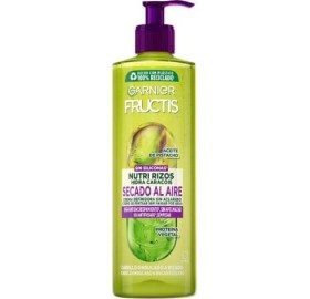 Garnier Fructis Nutri Rizos Secado Al Aire Crema Sin Aclarado Para Pelo Rizado U Ondulado 400 Ml - Fructis nutri rizos 400 ml