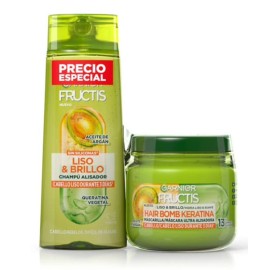 Fructis Pack Champú + Mascarilla Liso & Brillo - Fructis pack champú + mascarilla liso & brillo