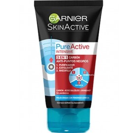 Garnier Pure Active Carbón 3 En 1 150ml