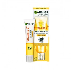 Garnier Vitamina C Fluido Iluminador Antimanchas Spf 50 - Garnier Vitamina C Fluido Iluminador Antimanchas Spf 50