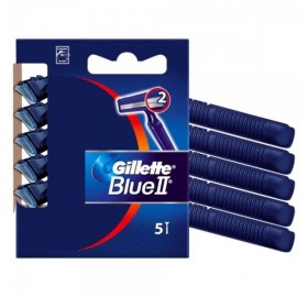 Gillette Blue Ii 5 Unidades - Gillette Blue II 5 Unidades