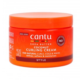 Cantu Natural Coconut Curling Cream 340 ml Al Mejor Precio Online - Cantu Natural Coconut Curling Cream 340 ml