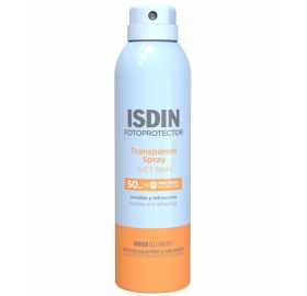 Isdin Transparent Spray Wet Skin Spf50 250 ml - Isdin Transparent Spray Wet Skin Spf50 250 ml