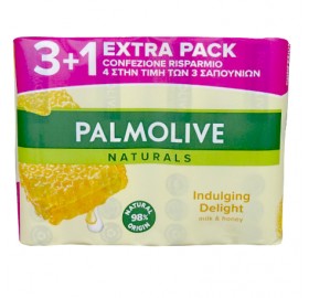 Jabón De Manos Palmolive 3+1 Miel Y Leche - Jabón de manos palmolive 3+1 miel y leche