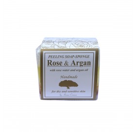 Jabón Peeling Aroma Essence Rosa & Argán 65G