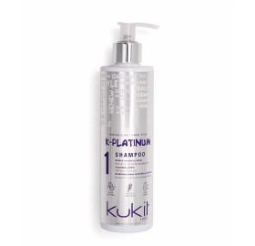 Kukit K-Platinum Champú  Matizador Anti-Amarillo Para Rubios, Mechas Y Canas 300 Ml - Kukit k-platinum champú  matizador anti-amarillo para rubios, mechas y canas 300 ml