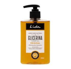 Lida Jabón Dosificador 100% Natural De Glicerina 250 Ml - Lida Jabón Dosificador 100% Natural De Glicerina 250 Ml