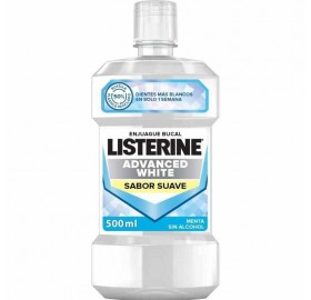Listerine Elixir Blanqueador 500Ml- Sabor suave - Listerine elixir blanqueador 500ml- sabor suave
