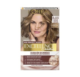 L'Oreal Excellence Creme Age Perfect Nudes 6.03 Castaño Claro Dorado - L'oreal excellence creme age perfect nudes 6.03 castaño claro dorado