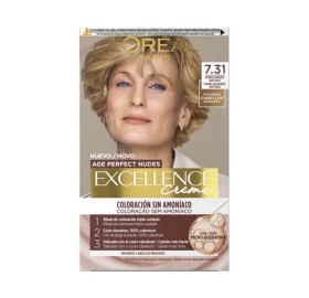 L'Oreal Excellence Creme Age Perfect Nudes 7.31 Rubio Dorado Natural - L'oreal excellence creme age perfect nudes 7.31 rubio dorado natural