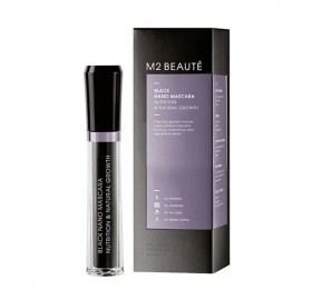 M2 BEAUTÉ Black Nano Mascara Nutrition & Natural Growth 6ml