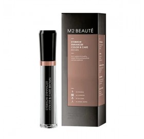 M2 BEAUTÉ Eyebrow Enhancer Color & Care Brown 6ml