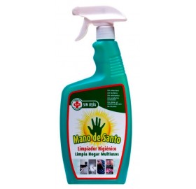 higienizante, sin lejía, - MANO DE SANTO Limpiador HIGIENIZANTE-Multiusos SIN LEJÍA 750ml Spray