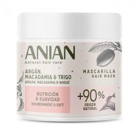 Mascarilla Anian Argán, Macadamia y Trigo 350 ml Al Mejor Precio Online - Mascarilla Anian Argán, Macadamia y Trigo 350ml