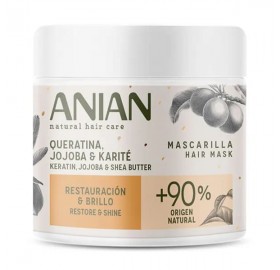 Mascarilla Anian Queratina, Jojoba y Karité 350 ml Al Mejor Precio Online - Mascarilla Anian Queratina, Jojoba y Karité 350 ml