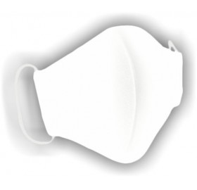 Mascarilla Doble Capa Reutilizable Y Lavable Blanca