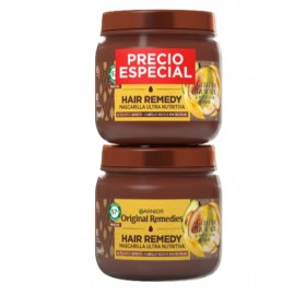 Mascarilla Garnier Aceite De Aguacate Y Manteca De Karité Duplo - Mascarilla Garnier Aceite De Aguacate Y Manteca De Karité Duplo