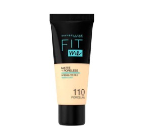 Maybelline Fit Me Matte&Poreless 110 Porcelain - Maybelline Fit Me Matte&Poreless 110 Porcelain