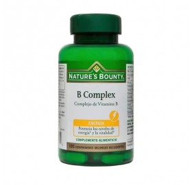Nature´S Bounty B Complex Vitamina B 100 Comprimidos - Nature´s bounty b complex 100 comprimidos