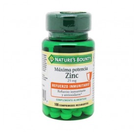 Nature´S Bounty Zinc 100 Comprimidos - Nature´S Bounty Zinc 100 Comprimidos