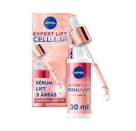 Nivea Cellular Expert Lift Serum Bakuchiol 3 Areas 30ml - Nivea cellular expert lift serum bakuchiol 3 areas 30ml