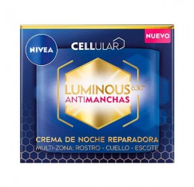 Nivea Luminous Crema de Noche 50 ml Al Mejor Precio Online - Nivea Luminous 630 Antimanchas Noche 50ml