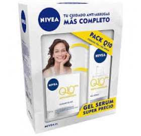 Nivea Q10 Pack Crema Anti-Arrugas Día 50ml + Serum 40ml - Nivea q10 pack crema anti-arrugas día 50ml + serum 40ml