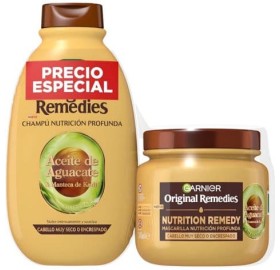 Original Remedies Aceite de Aguacate Pack Champú + Mascarilla - Original remedies aceite de aguacate pack champú + mascarilla