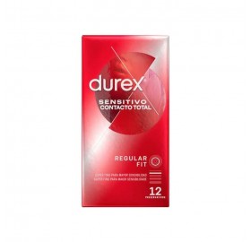 Preservativos Durex Sensitivo Contacto Total 12 Uni - Preservativos durex sensitivo contacto total 12 uni