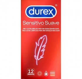 Preservativos Durex Sensitivo Suave Fino Y Extralubricado 12 Uni - Preservativos Durex Sensitivo Suave Fino Y Extralubricado 12 Uni