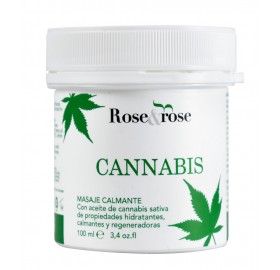 Rose&Rose Masaje Calmante Cannabis 100Ml