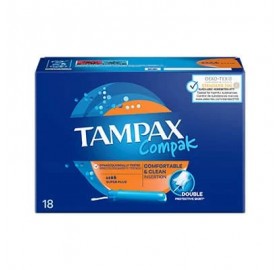 Tampax Compak Super Plus 18 unds - Tampax compak super plus 18 unds