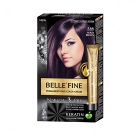Tinte del pelo Bellefine 3.66 Castaño Violeta - Tinte del pelo Bellefine 3.66 Castaño Violeta