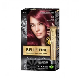 Tinte del pelo Bellefine 6.6 Caoba Oscuro - Tinte del pelo Bellefine 6.6 Caoba Oscuro